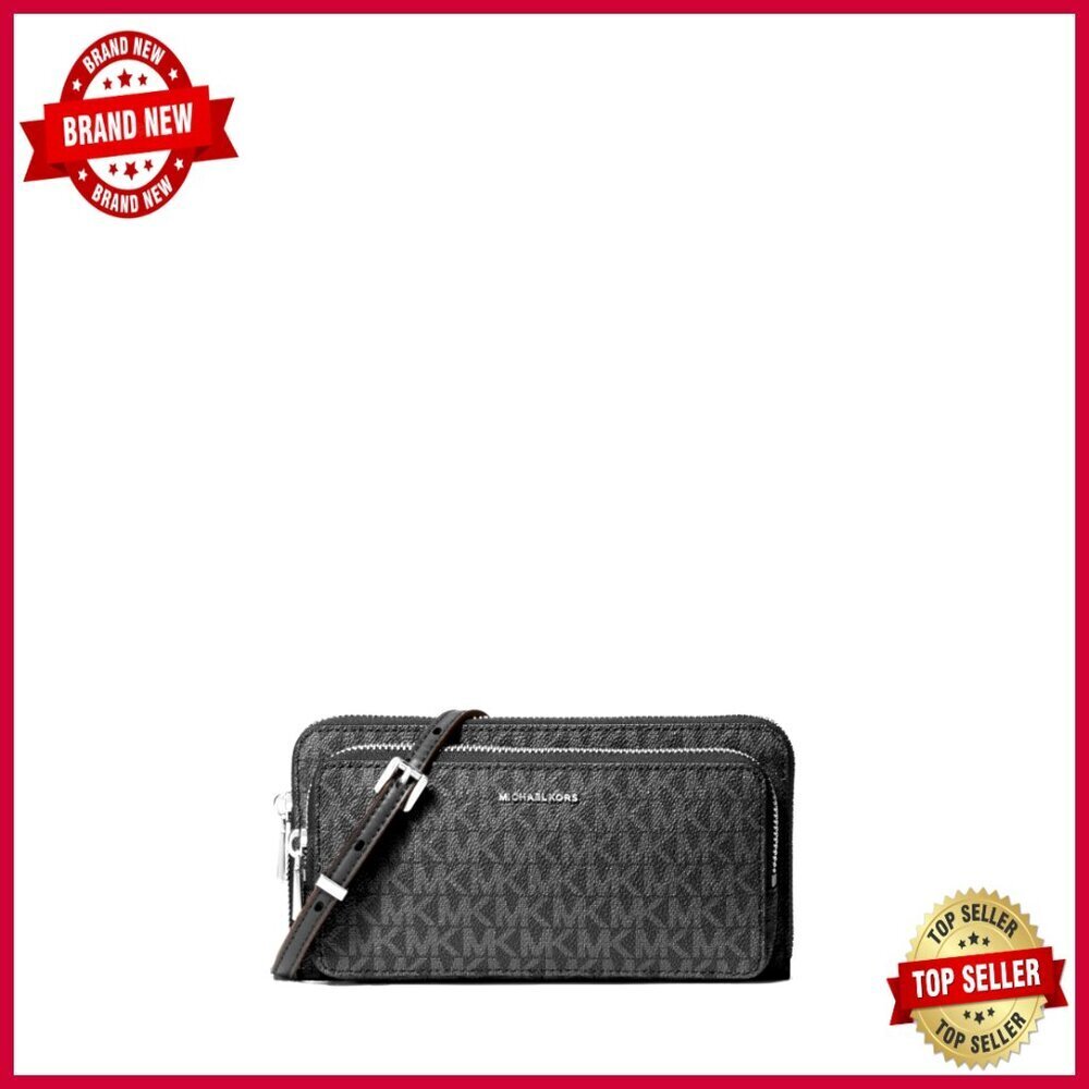 Large Continental Crossbody Wallet Wristlet with Multiple Pockets